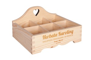 Podziękowanie Rodzice pudełko herbata ślub G6_S