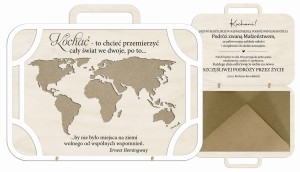DREWNIANE PUDEŁKO NA PIENIĄDZE ŚLUB PAMIĄTKA ŚLUBU WALIZKA NA PREZENT