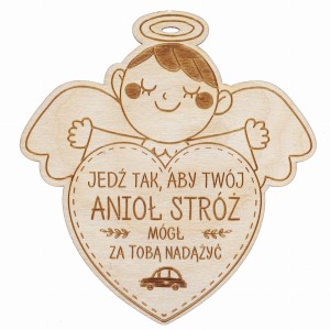  Zawieszka do auta  Anioł Stróż 
