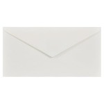 Koperta DL 2 szt. biała ecru 21x11 cm trójkąt