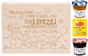 Prezent na DZIEŃ NAUCZYCIELA herbaciarka miód s18