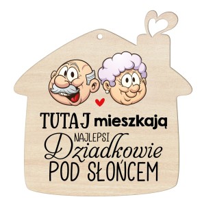 Prezent Zawieszka Dekoracja DZIEŃ BABCI DZIADKA