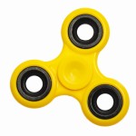 Spinner fidget do tablicy manipulacyjnej żółty