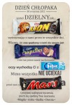 PREZENT na DZIEŃ CHŁOPAKA TABLICZKA na słodycze C2