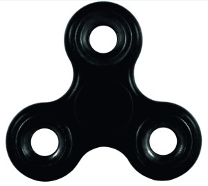 Spinner fidget do tablicy manipulacyjnej CZARNY