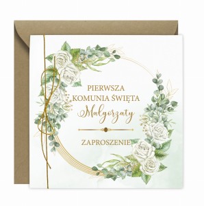 Zaproszenie Komunia Święta ZK3