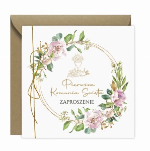Zaproszenie Komunia Święta ZK6