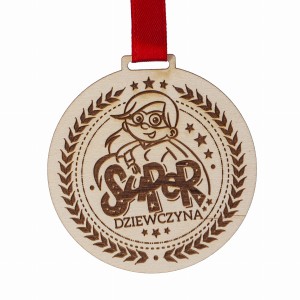 Medal dzień kobiet walentynki grawer prezent P1