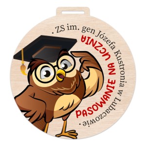 Medal PASOWANIE NA UCZNIA Druk 