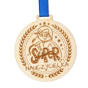 Medal DZIEŃ NAUCZYCIELA zakończenie roku szkoła P4