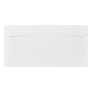 Koperta DL 2 szt. biała ecru 21x11 cm Zaproszenia
